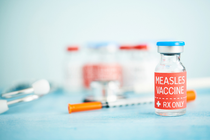 Measles virus illustration