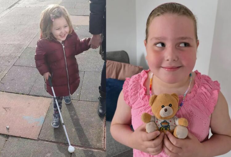 olivia Taylor,a young child diagnosed with Optic Nerve Glioma.